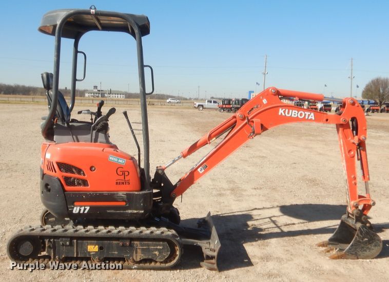 image for item DJ2061 2020 Kubota U17  mini excavator