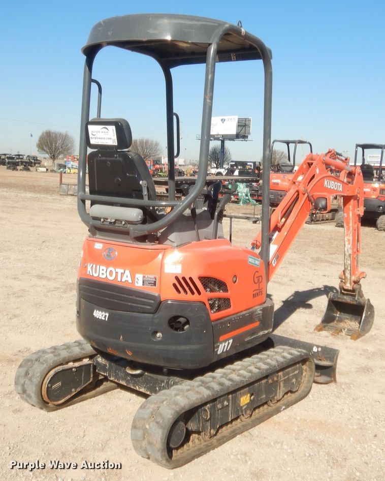 image for item DJ2061 2020 Kubota U17  mini excavator