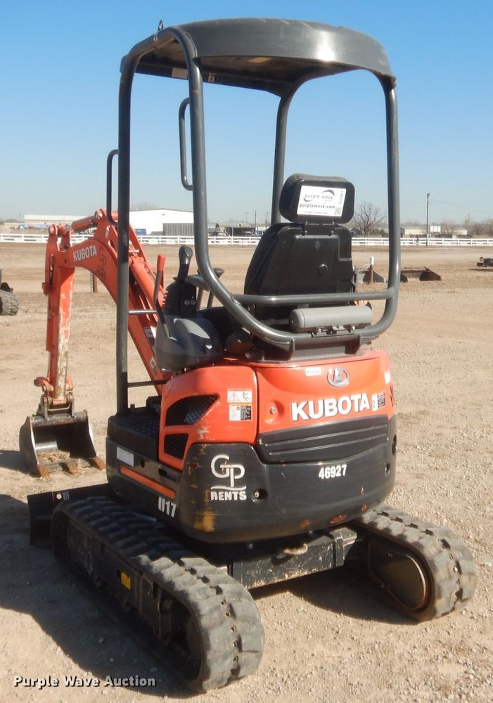 image for item DJ2061 2020 Kubota U17  mini excavator