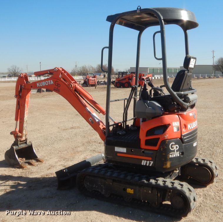 image for item DJ2061 2020 Kubota U17  mini excavator