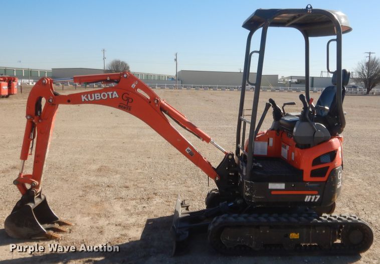 image for item DJ2061 2020 Kubota U17  mini excavator