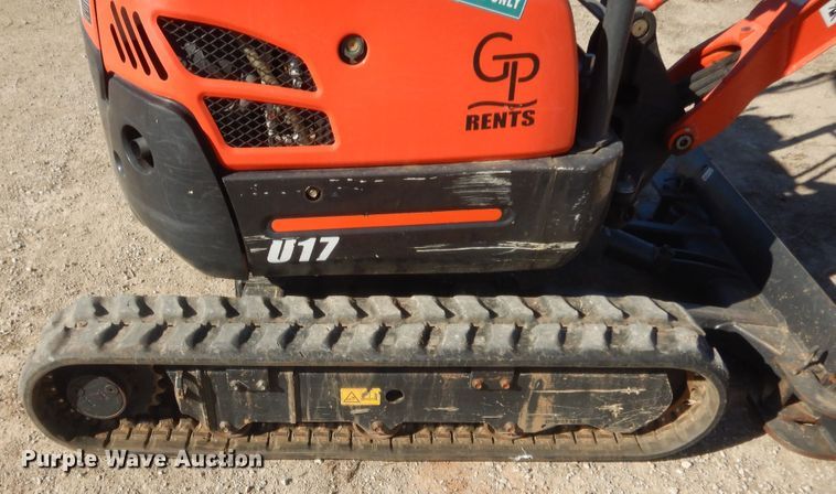 image for item DJ2061 2020 Kubota U17  mini excavator