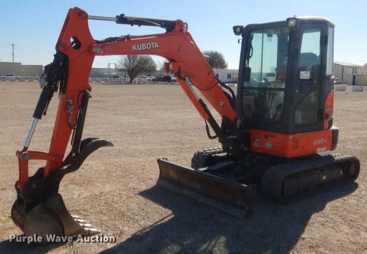 image for item DJ2062 2019 Kubota U35-4  mini excavator