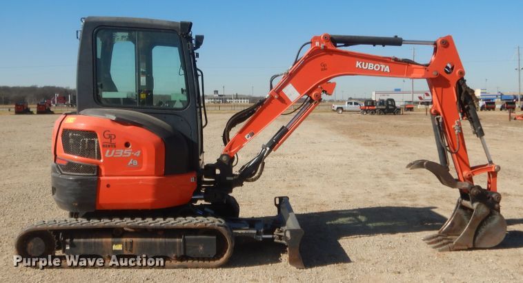 image for item DJ2062 2019 Kubota U35-4  mini excavator