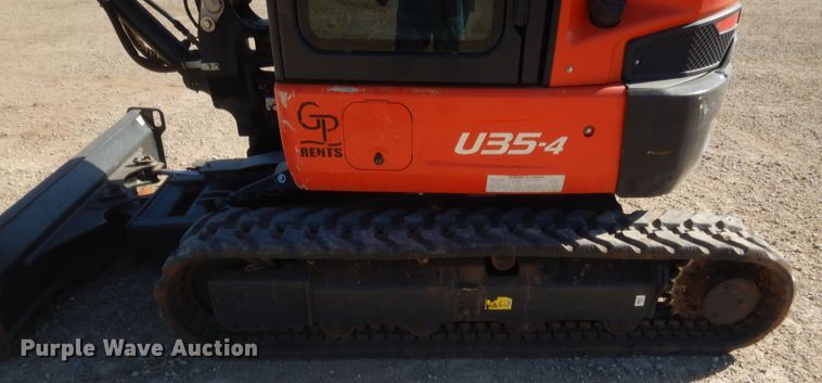 image for item DJ2062 2019 Kubota U35-4  mini excavator