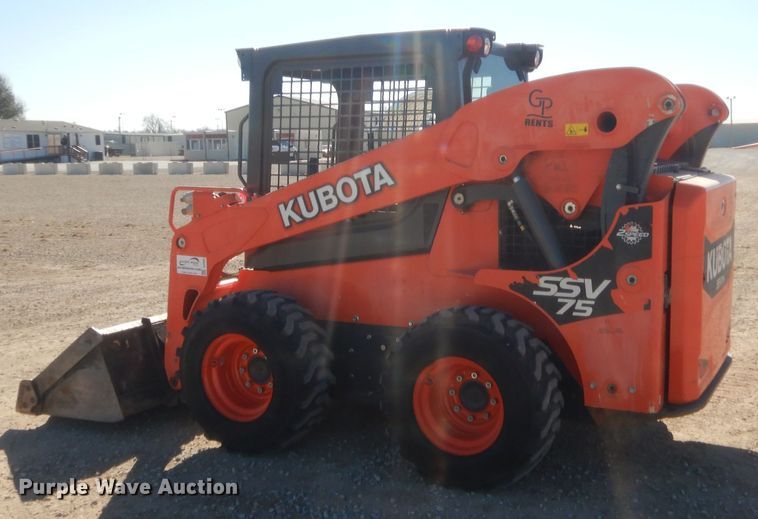 image for item DJ2063 2018 Kubota SSV75  skid steer loader