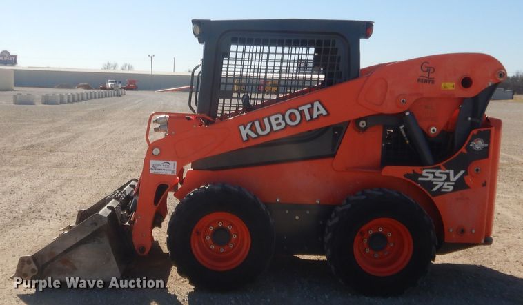 image for item DJ2063 2018 Kubota SSV75  skid steer loader