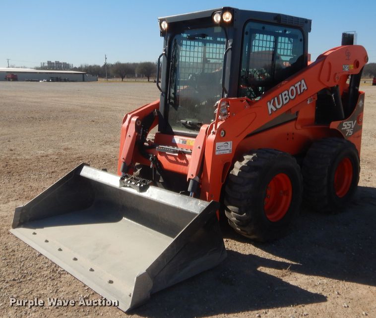 image for item DJ2064 2017 Kubota SSV75  skid steer loader