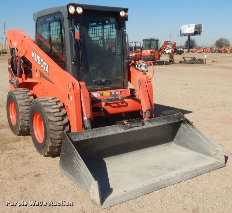 image for item DJ2064 2017 Kubota SSV75  skid steer loader