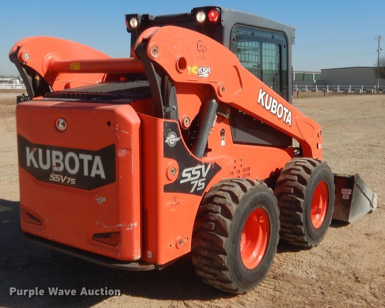 image for item DJ2064 2017 Kubota SSV75  skid steer loader