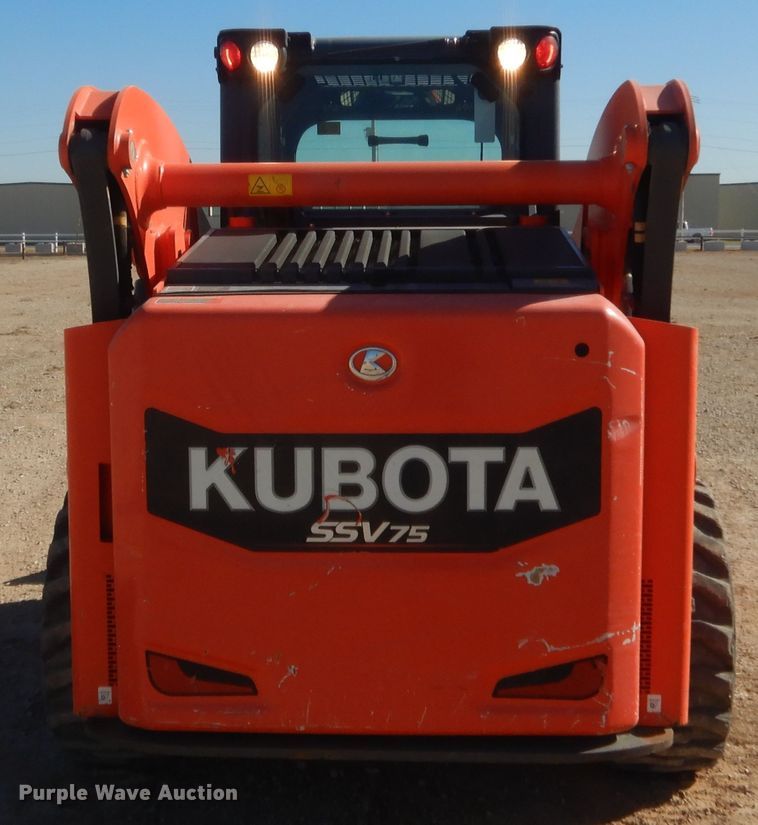 image for item DJ2064 2017 Kubota SSV75  skid steer loader