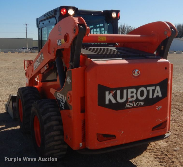 image for item DJ2064 2017 Kubota SSV75  skid steer loader