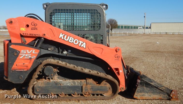 image for item DJ2115 2020 Kubota SVL75-2  tracked skid steer loader