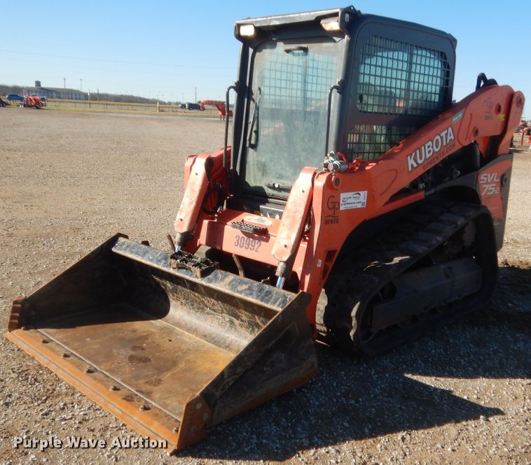 image for item DJ2117 2017 Kubota SVL75-2  tracked skid steer loader