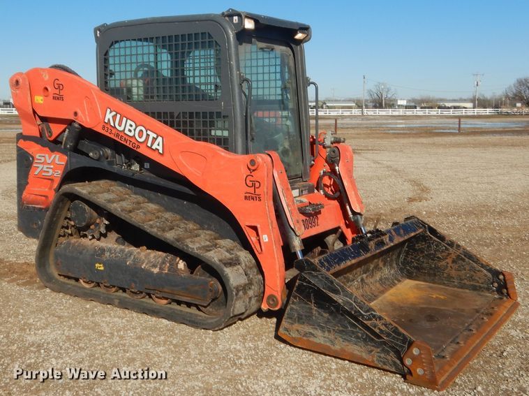 image for item DJ2117 2017 Kubota SVL75-2  tracked skid steer loader