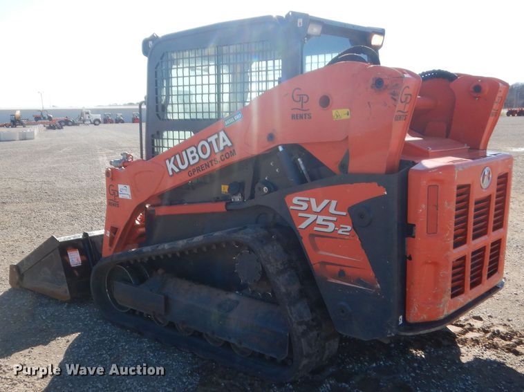 image for item DJ2117 2017 Kubota SVL75-2  tracked skid steer loader