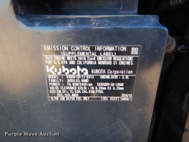 image for item DJ2131 Kubota SVL95  tracked skid steer loader