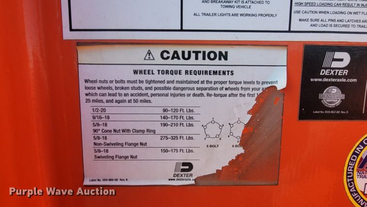 image for item ET9027 2019 PJ L3352 equipment trailer