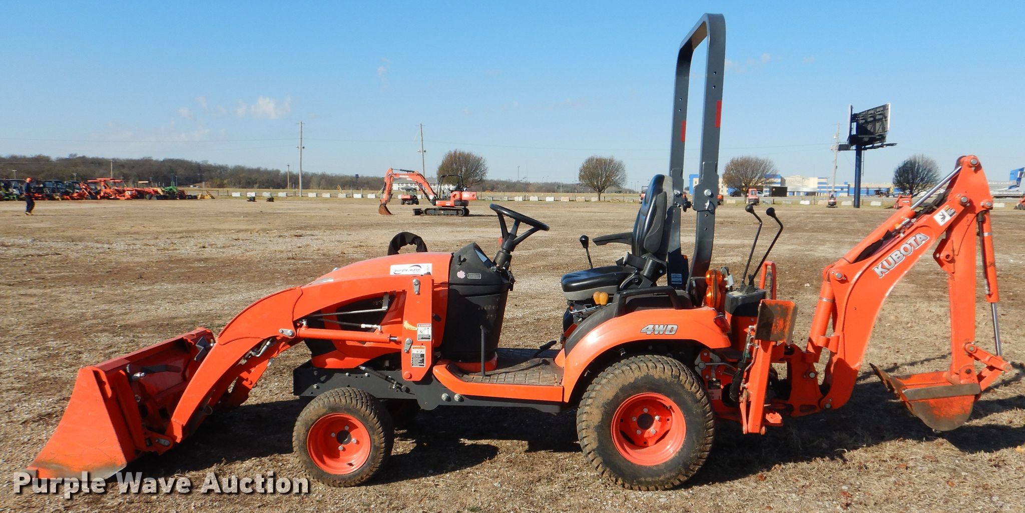 2018 Kubota BX23S backhoe in Norman, OK Item DI3527 sold Purple Wave