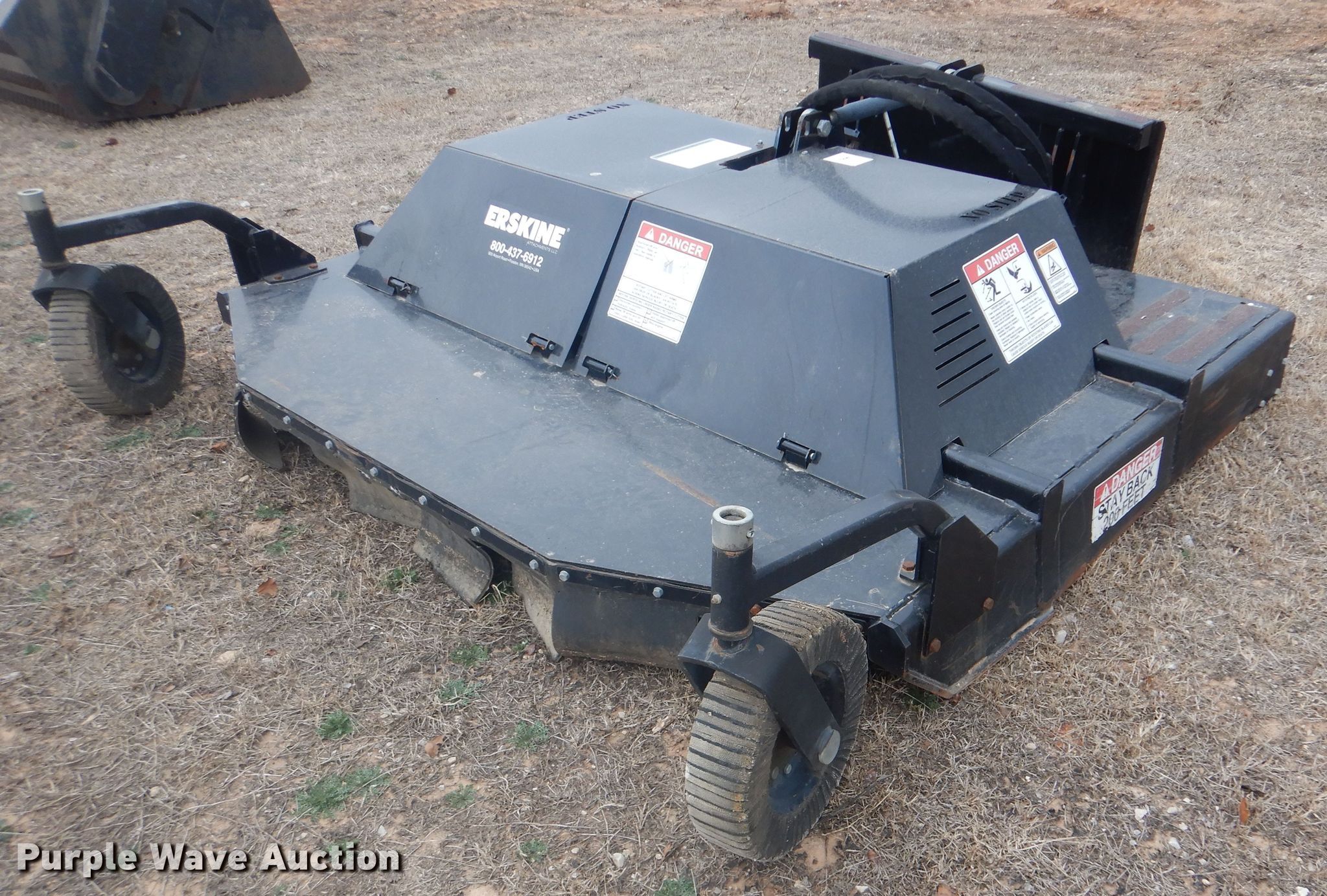 Erskine skid steer rotary mower in Norman, OK Item DI3571 sold