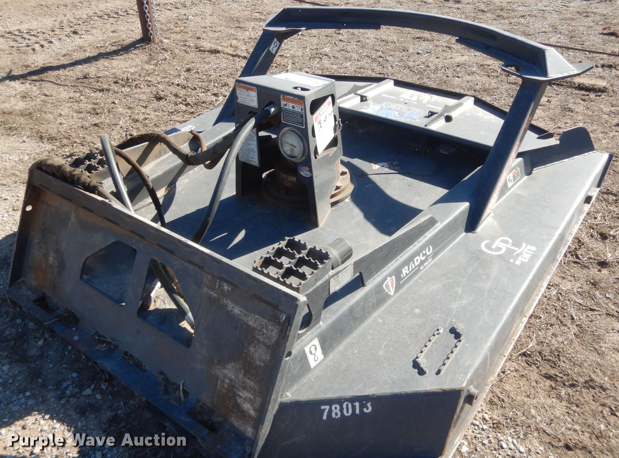 Bradco Ground Shark skid steer rotary mower in Norman, OK Item DJ2076