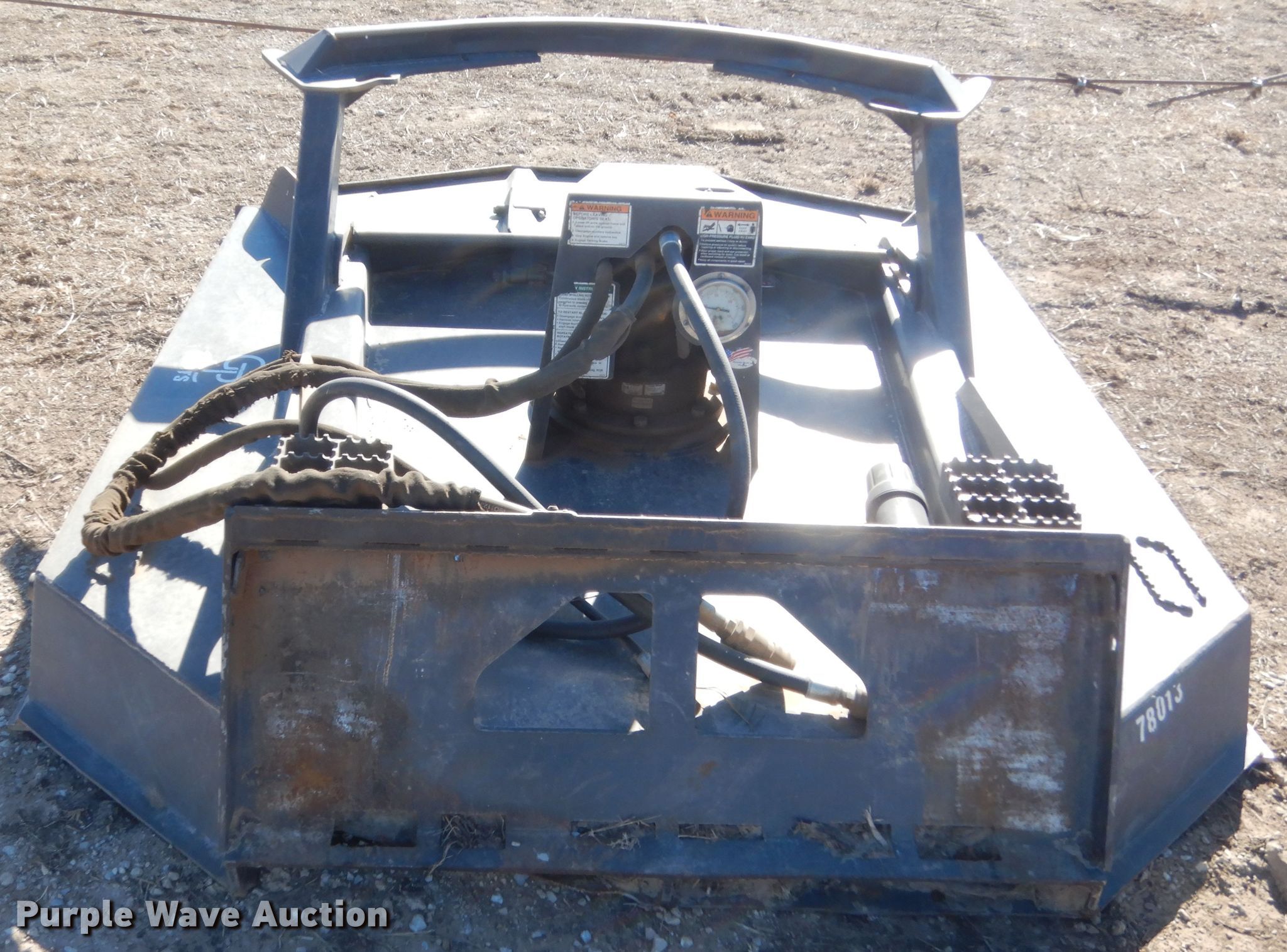 Bradco Ground Shark skid steer rotary mower in Norman, OK Item DJ2076