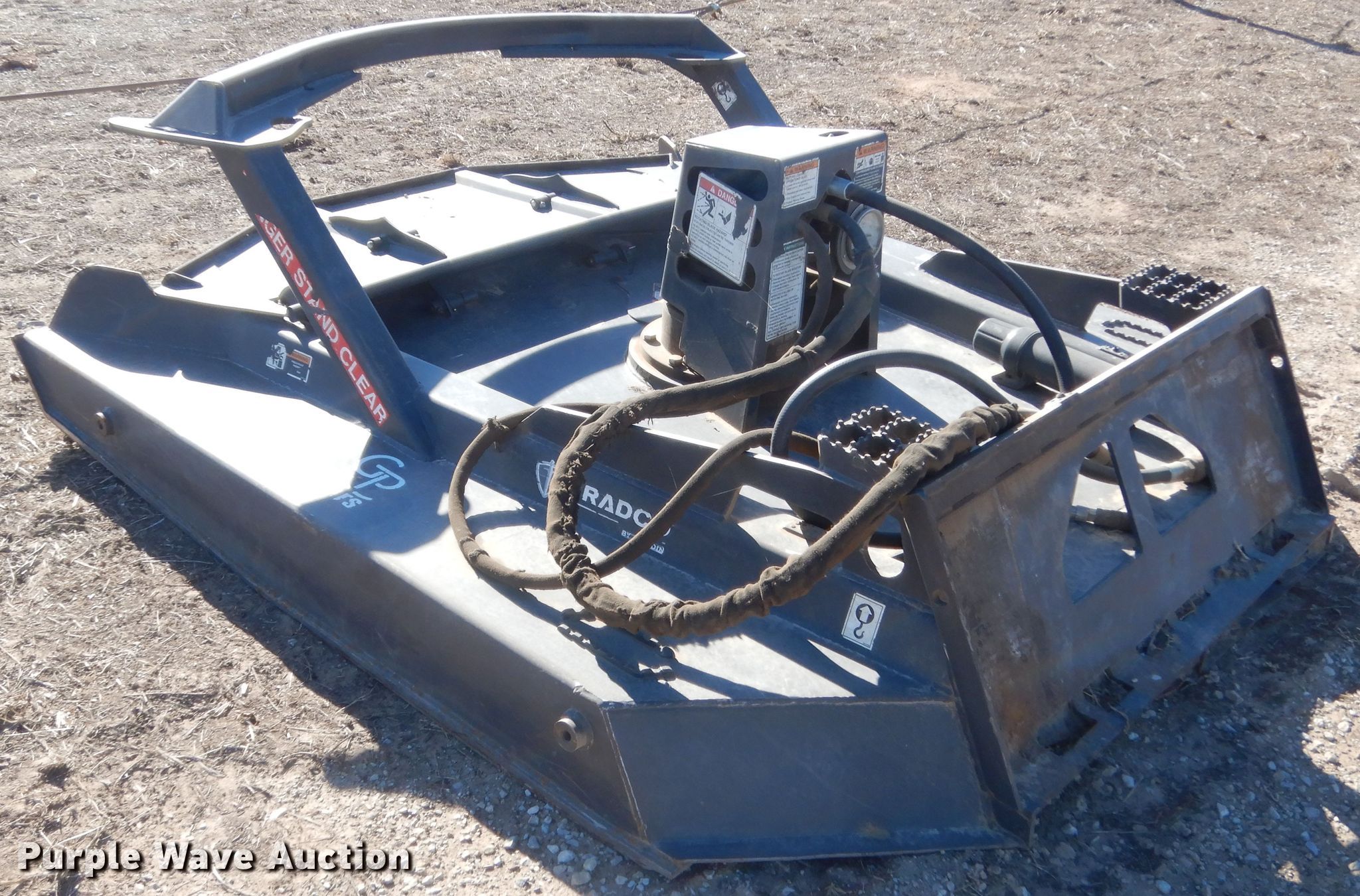 Bradco Ground Shark skid steer rotary mower in Norman, OK Item DJ2076
