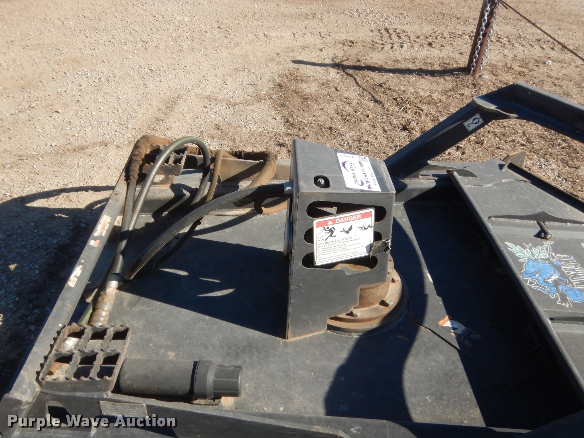 Bradco Ground Shark skid steer rotary mower in Norman, OK Item DJ2076