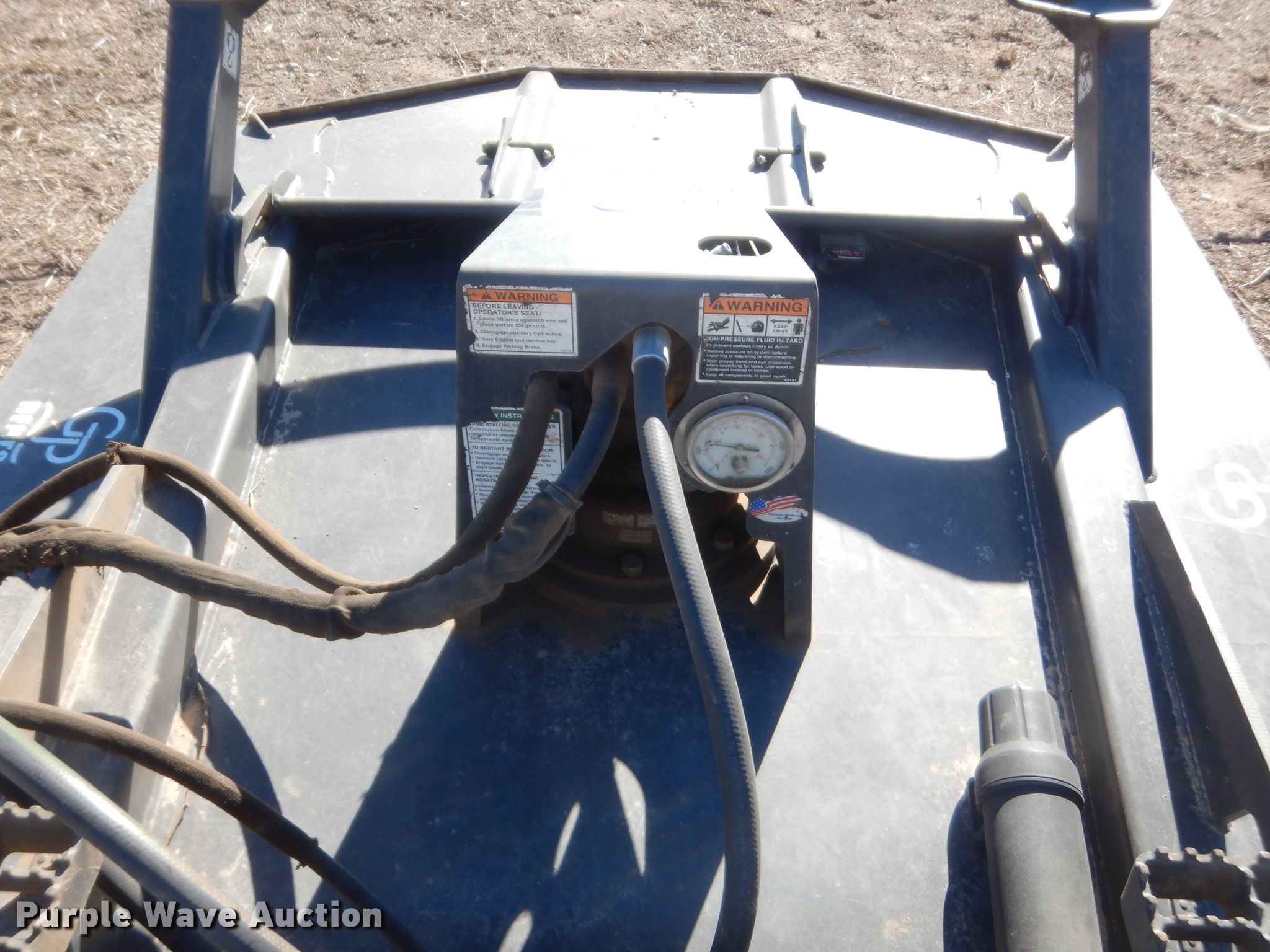 Bradco Ground Shark skid steer rotary mower in Norman, OK Item DJ2076