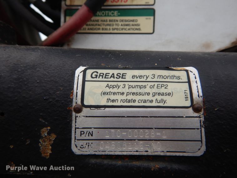 image for item DI1064 2014 Ford F550 Super Duty XL  utility truck with crane