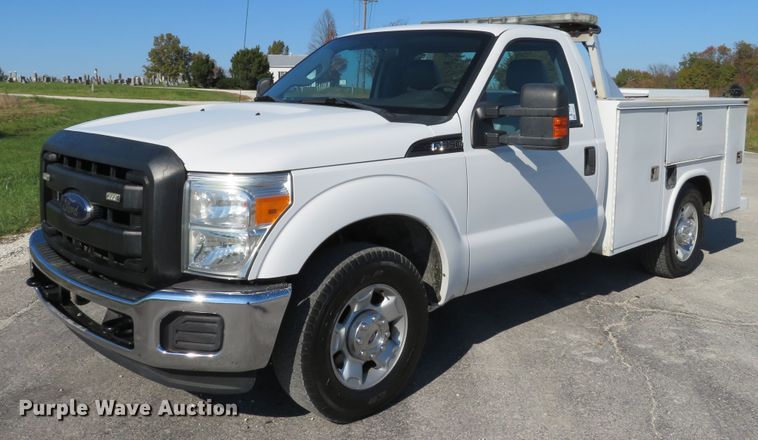 image for item DI3811 2012 Ford F350 Super Duty XL  utility bed pickup truck