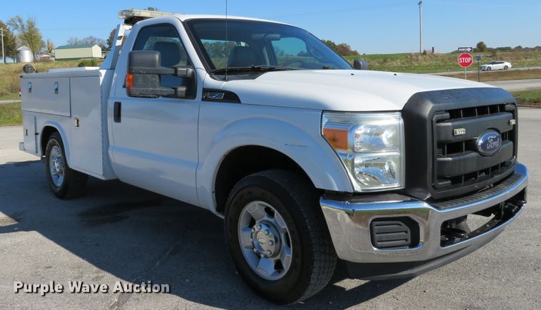 image for item DI3811 2012 Ford F350 Super Duty XL  utility bed pickup truck