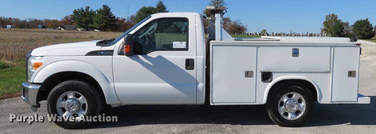 image for item DI3811 2012 Ford F350 Super Duty XL  utility bed pickup truck