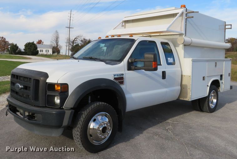 image for item DI3840 2008 Ford F550 Super Duty XL  SuperCab utility truck