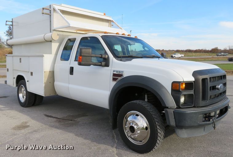 image for item DI3840 2008 Ford F550 Super Duty XL  SuperCab utility truck