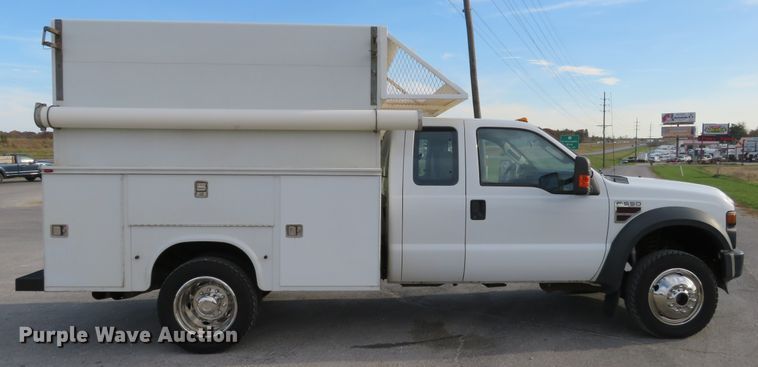 image for item DI3840 2008 Ford F550 Super Duty XL  SuperCab utility truck