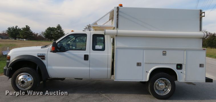 image for item DI3840 2008 Ford F550 Super Duty XL  SuperCab utility truck