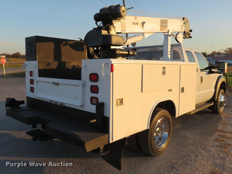 image for item DI3850 2013 Ford F450 Super Duty XL  utility truck with crane