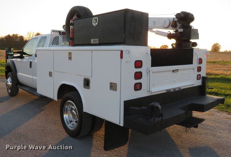 image for item DI3850 2013 Ford F450 Super Duty XL  utility truck with crane