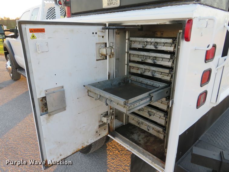 image for item DI3850 2013 Ford F450 Super Duty XL  utility truck with crane