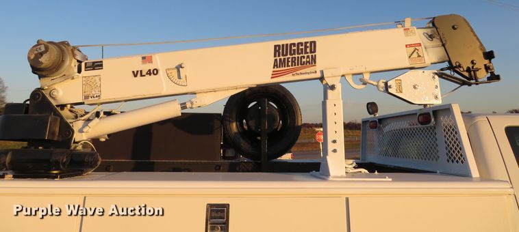 image for item DI3850 2013 Ford F450 Super Duty XL  utility truck with crane