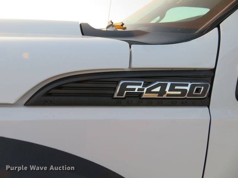 image for item DI3850 2013 Ford F450 Super Duty XL  utility truck with crane