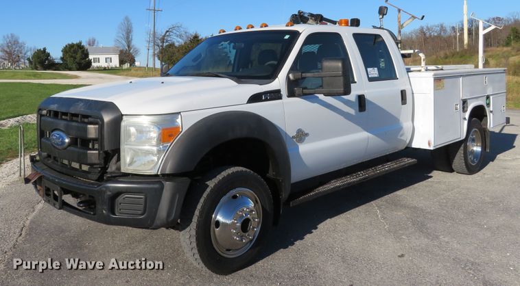 image for item DI3878 2011 Ford F550 Super Duty XL  Crew Cab utility truck