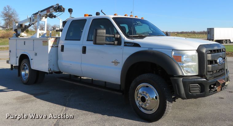 image for item DI3878 2011 Ford F550 Super Duty XL  Crew Cab utility truck