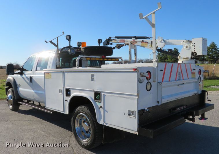 image for item DI3878 2011 Ford F550 Super Duty XL  Crew Cab utility truck