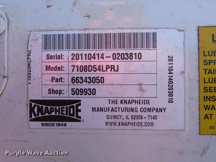 image for item DI3878 2011 Ford F550 Super Duty XL  Crew Cab utility truck