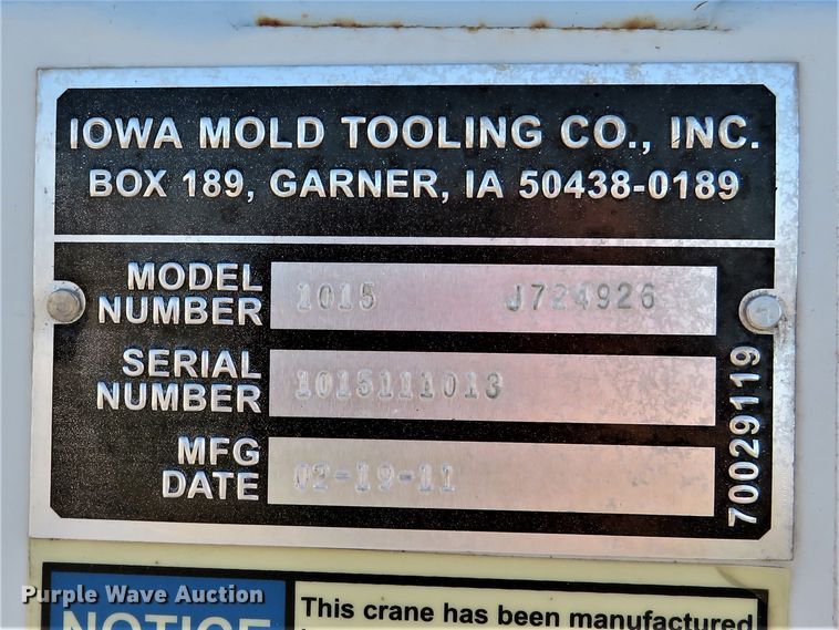 image for item DI3878 2011 Ford F550 Super Duty XL  Crew Cab utility truck