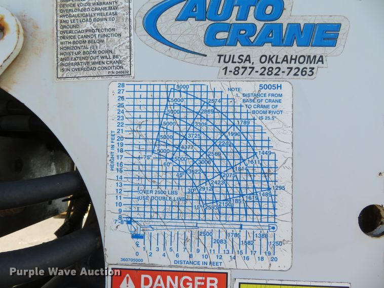 image for item DI3879 2006 Ford F550 Super Duty XL  utility truck