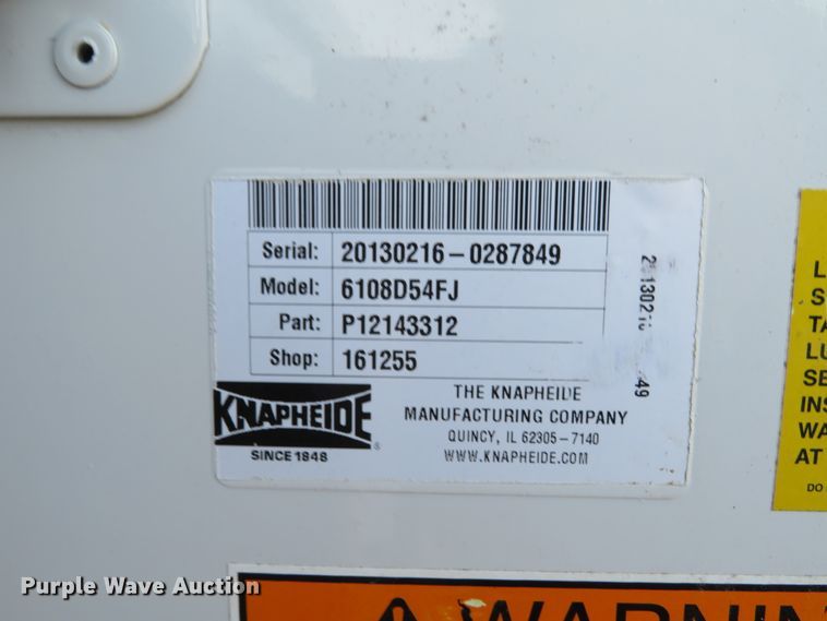 image for item DI3897 2013 Ford F350 Super Duty XL  SuperCab utility bed pickup truck