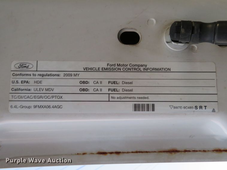 image for item DI3898 2009 Ford F350 Super Duty XL  SuperCab utility bed pickup truck